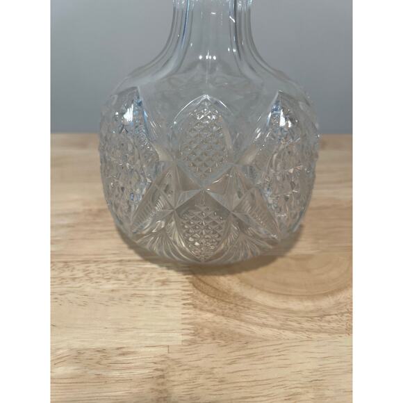 Vintage Crystal Glass Decanter Decorative Home Decor JL - Picture 3 of 8